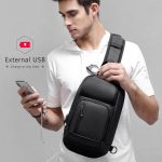 Water Repellent Crossbody Bags With USB Charging For Travel_3