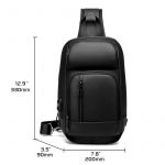 Water Repellent Crossbody Bags With USB Charging For Travel_6