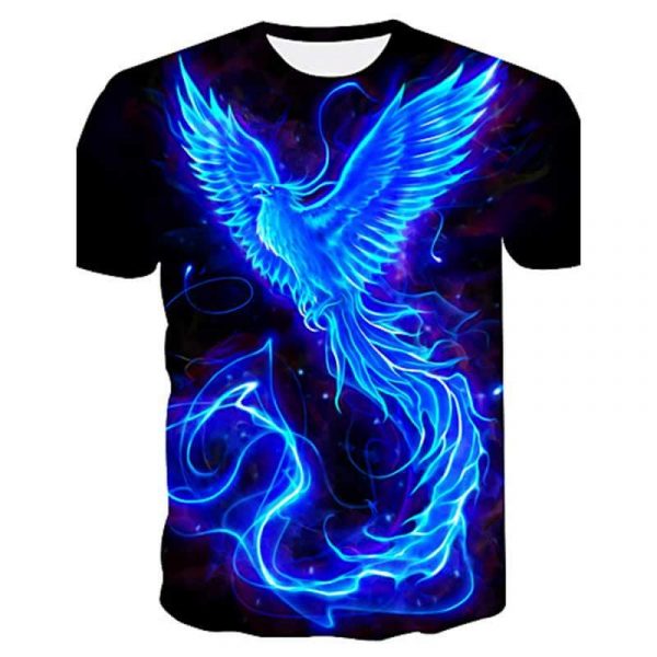3D-Blue-Phoenix-Round-Neck-T-Shirt_0