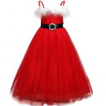 Red Christmas Dress For Girls_2