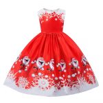 Red Christmas Dress For Girls_5